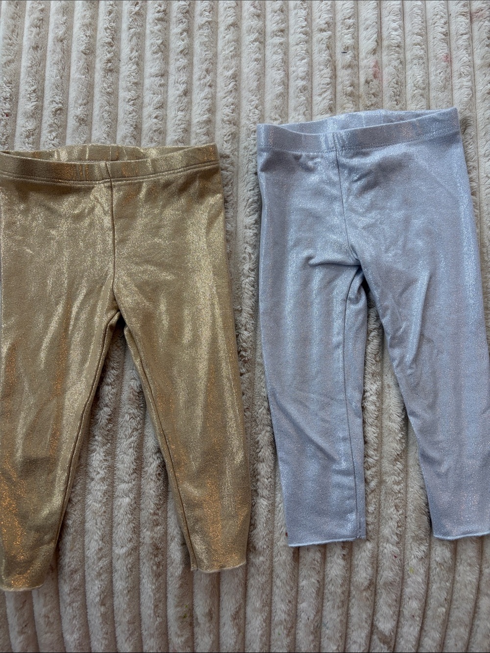 Garanimals Gold and Silver Metallic Girls' Leggings